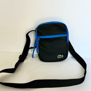 Men’s LCST Coated Canvas Small Flat Crossbody Bag